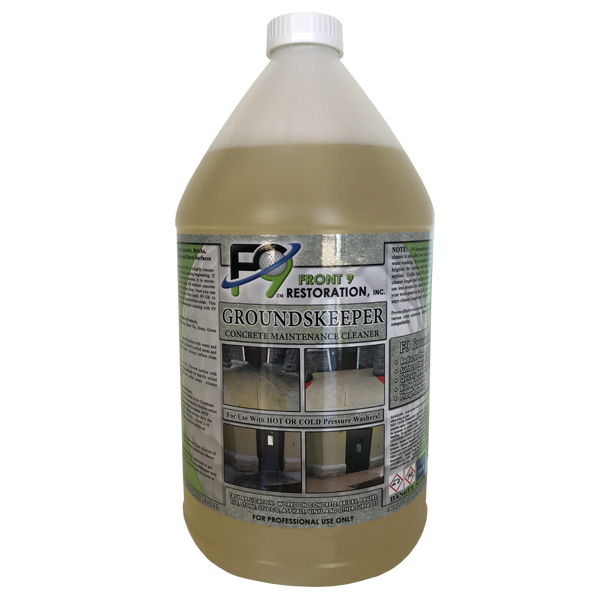 F9 Groundskeeper – Concrete Maintenance Cleaner (1 gal) - Bull Dog Pro Sirocco