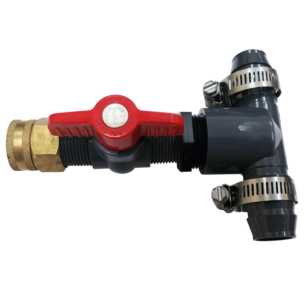 Garden Hose "Tee" Adapter - Bull Dog Pro Sirocco